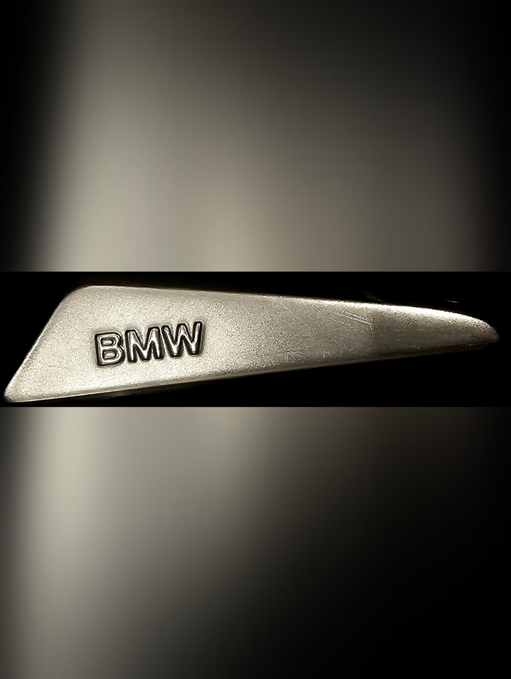 Pre-owned Vintage BMW Motorcycle Touring Case Emblem Badge 46541239455